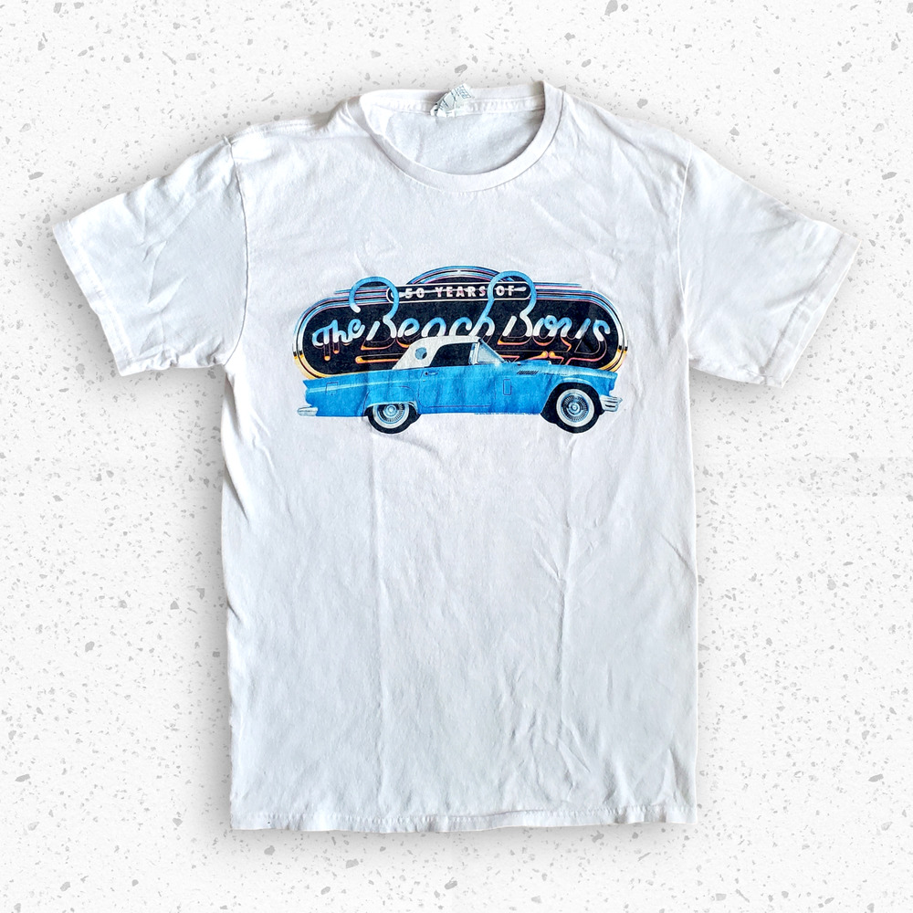 50 Years of The Beach Boys 2014 Tour Concert Merch Tshirt Sz Adult Small